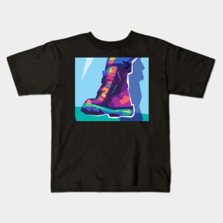 pop art men's shoes Kids T-Shirt